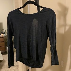 lululemon Reversible open back long sleeve